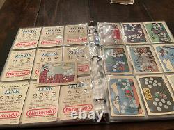 (1) Complete Set 1989 Topps Nintendo all stickers and All scratch-offs Vintage