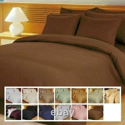 1000TC Egyptian Cotton Complete Bedding Items UK-Emperor All Best Striped Color