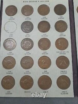 1911 to 1964 Penny set. Complete ex 1925, 1930, 1946, all other dates & mints