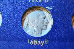 1913-1938 Buffalo Nickel Complete Set All Natural Date Great Nickel Set! #55