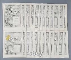 1937 Watchtower Complete Year set all 24 issues IBSA Jehovah Beautiful condition