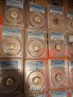 1946-1964 P, D, S Complete Set All PCGS MS-66 48 Coins Complete