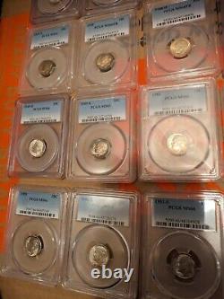 1946-1964 P, D, S Complete Set All PCGS MS-66 48 Coins Complete