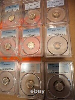 1946-1964 P, D, S Complete Set All PCGS MS-66 48 Coins Complete