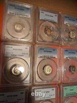 1946-1964 P, D, S Complete Set All PCGS MS-66 48 Coins Complete