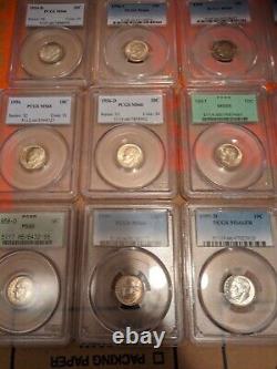 1946-1964 P, D, S Complete Set All PCGS MS-66 48 Coins Complete