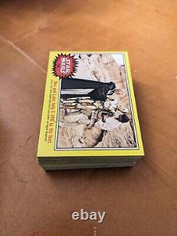 1977 Topps Star Wars Series 3 Yellow Border. Complete Set All 66 Cards Shown Ex