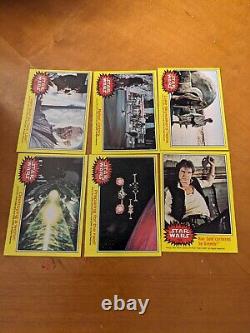 1977 Topps Star Wars Series 3 Yellow Border. Complete Set All 66 Cards Shown Ex