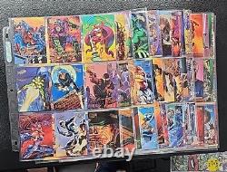 1995 Fleer Ultra Spider-Man Gold Foil Signature Near Complete Set + All Inserts