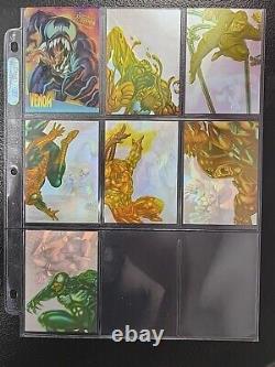 1995 Fleer Ultra Spider-Man Gold Foil Signature Near Complete Set + All Inserts