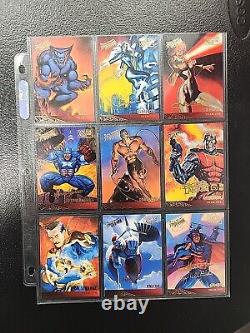 1995 Fleer Ultra Spider-Man Gold Foil Signature Near Complete Set + All Inserts