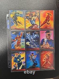 1995 Fleer Ultra Spider-Man Gold Foil Signature Near Complete Set + All Inserts