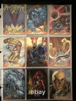 1995 Fleer X-Men All Chromium Gold Signature Parallel Complete Set RARE