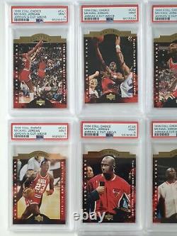 1996 Upper Deck Michael Jordan A Cut Above COMPLETE SET OF 10 PSA 9 (ALL)