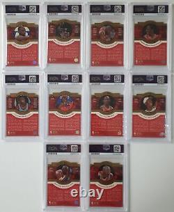 1996 Upper Deck Michael Jordan A Cut Above COMPLETE SET OF 10 PSA 9 (ALL)