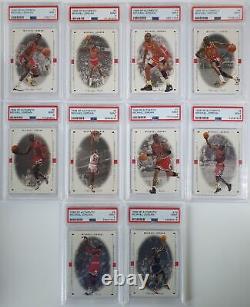 1998 Upper Deck SP Authentic Michael Jordan COMPLETE SET of 10 PSA 9 (ALL)