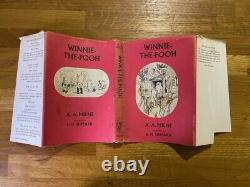A. A. Milne The Complete Set of all 4 Winnie The Pooh Books withDust Jacket 1960s