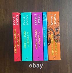 Acotar Complete Set All 5 Books Hand Signed On January 30th Sarah J. Maas