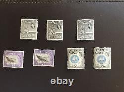 Aden QE2 1953-63 Set Complete With All Shades. Fine UM Condition