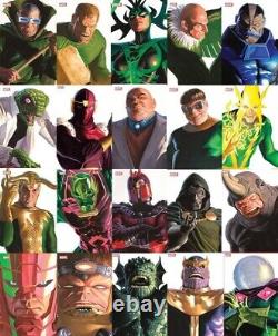 All 37 Alex Ross Timeless Villain Virgin Variants Complete Set 4/26/23