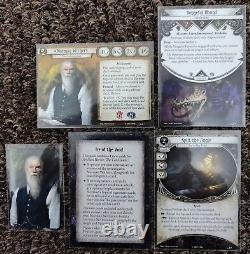 Arkham Horror Card Game Novellas Complete Set + all Promo Cards Sleeved Bundle