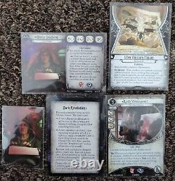 Arkham Horror Card Game Novellas Complete Set + all Promo Cards Sleeved Bundle