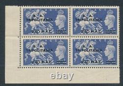 BA Tripolitania 1951 Complete set (8) in Blocks of 4All Superb Mint Never Hinged