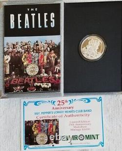 Beatles Complete Set of All 16 One Troy Ounce. 999 Fine Silver Coins