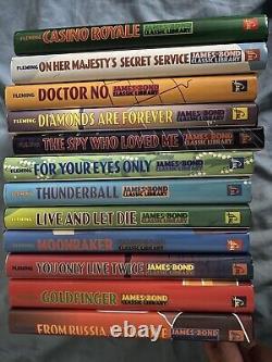 COMPLETE SET ALL IAN FLEMING JAMES BOND CLASSIC LIBRARY MJF BOOKS Hard Cover