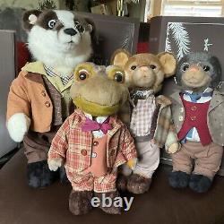 Charlie Bears Wind In The Willows Complete Set Different numbers