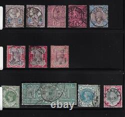 Complete Jubilee set withALL colour var. SG197-214, used, F-XF, 4x CERTS, £2,724