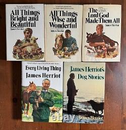 Complete Series Set ALL CREATURES GREAT & SMALL BRIGHT James Herriot HB Lot