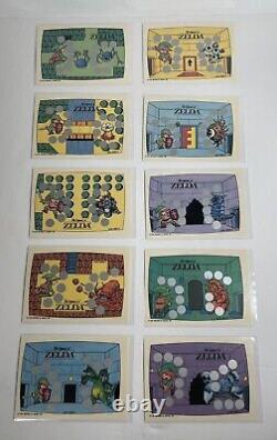Complete Set 1989 Topps Nintendo all stickers, All scratch offs Vintage + Pack