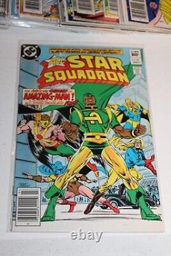 Complete Set All Star Squadron 1 67 Annuals 1981 BOARDED 23 25 47 1st APP