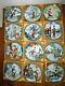 Complete Set Of 12 Beauties of the Red Mansion Chinese Plates Boxed & COA's