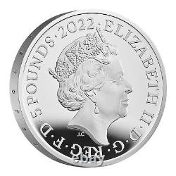 Complete Set The Queen's Reign Series 2022 UK £5 Silver Proof Coin All 3 Coins