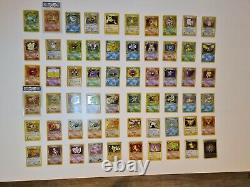 Complete set of Original Pokemon cards 150/150 all holos inc. 13 1st Editions