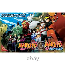 DVD Naruto Shippuden Complete Series (Vol. 1-720 + 11 Movie) English Audio Dubbed