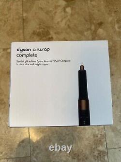 Dyson Airwrap Complete Full Special Edition Hair Styler Gift Set Blue & Copper