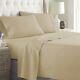 Egyptian Cotton 1000-1200 TC Taupe Solid Complete Bedding Select Item