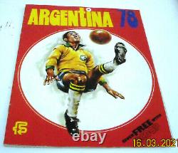 Fks 1978 Argentina 78 Empty Album-complete Set-all 300 Stickers Loose -rare