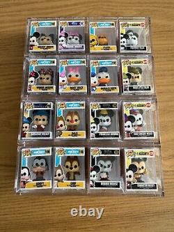 Funko Bitty POP Disney Classic Complete Set of 16 Including All Chases / Mystery