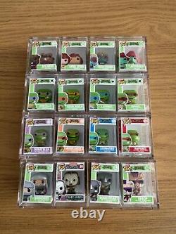 Funko Bitty POP TNMT Complete Set of 16 Including All Chases / Mystery