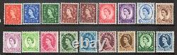 GB QEII Complete Wilding sets 4, all watermarks MNH Unmounted Mint sg515 -sg618a