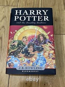 Harry Potter ALL Hardback Full Set Of Bloomsbury First Editions Complete 1-7 VGC