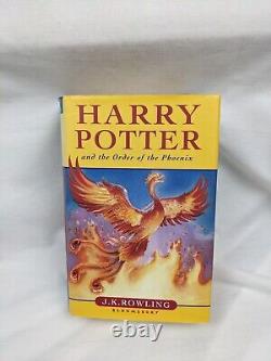 Harry Potter Complete All Hardback Book Set 1-7 Bloomsbury All 1st Editions