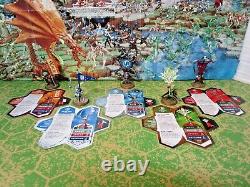 Heroscape Crest of the Valkyrie Complete Set All 5 Flag Bearers