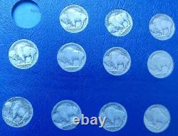 Just Reduced! Complete Set Buffalo Nickels 1913-1938 Pds All Natural Dates