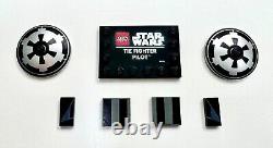 LEGO Star Wars TIE Fighter Pilot Helmet (75274) New Parts inc All Printed Parts