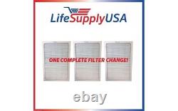 LifeSupplyUSA Complete Set 3 Filters Compatible with All Blueair 500 600 Series